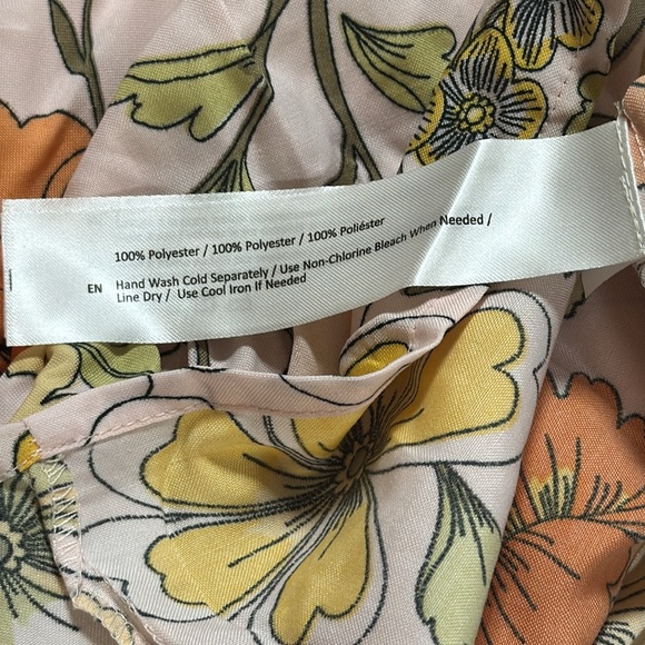 Lottie & Holly Floral Midi Dress with Ruffle Sleeves - Picture 13 of 15